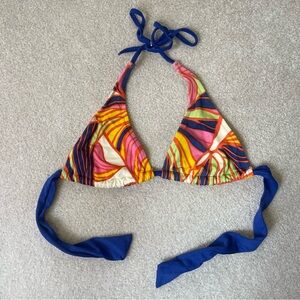J. Crew bikini top - size small colorful pattern